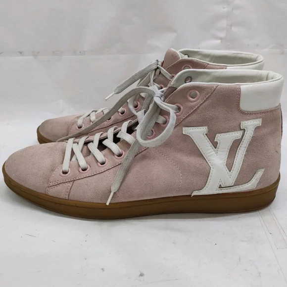 Louis Vuitton Sneakers Women Pinks Suede